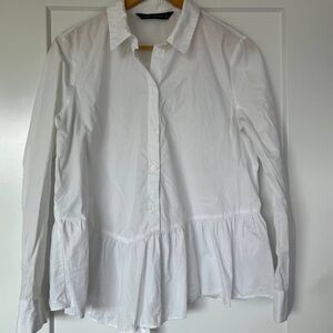 ZARA WOMAN white blouses 🤍